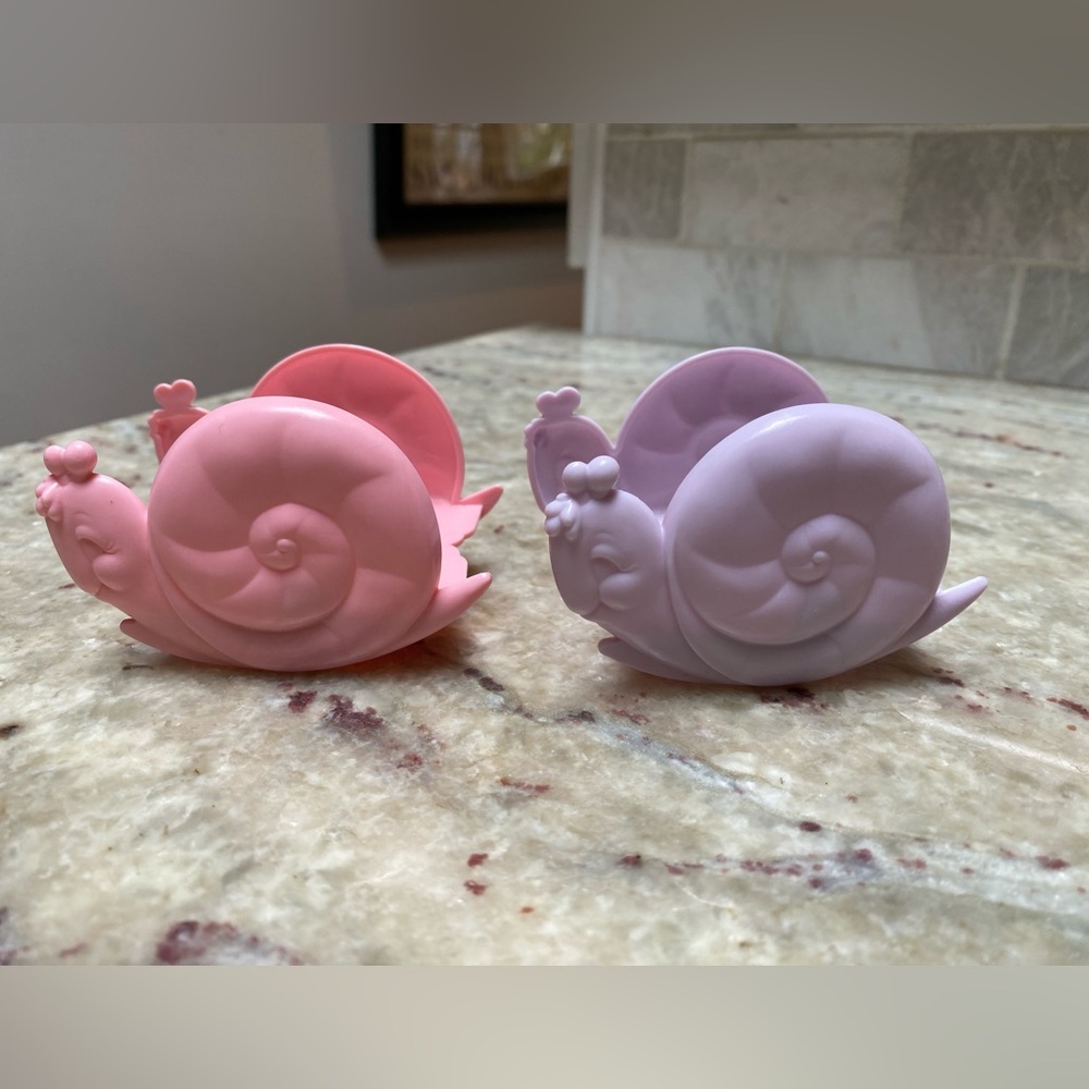 Vintage My Little Pony - Newborn Twins Sandcastle and Shovels SNAIL ROCKERS